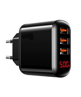 Choetech 3 Port USB Wall Charger Q5009 With Digital Display