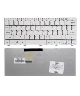 Acer Aspire One D255 D256 D257 D260 D270 ZE6 532 532H 521 522 White Laptop Keyboard (Arabic & English)