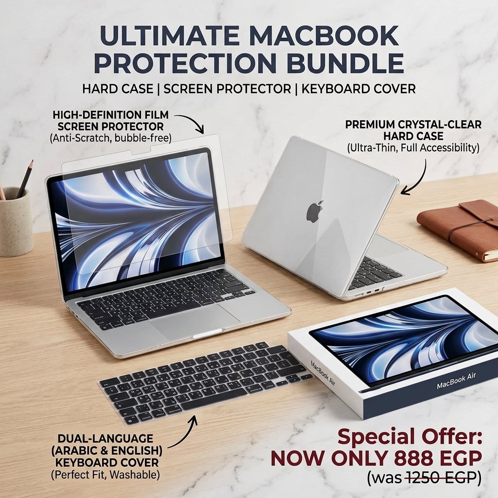 Ultimate Protection Bundle for MacBook Air 13.6-inch